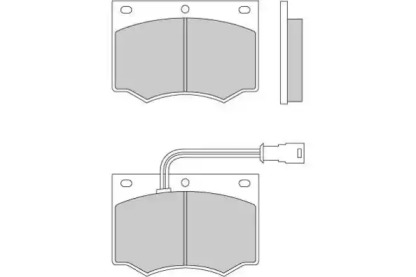Комплект тормозных колодок (E.T.F.: 12-0193)