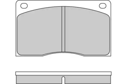 Комплект тормозных колодок (E.T.F.: 12-0213)