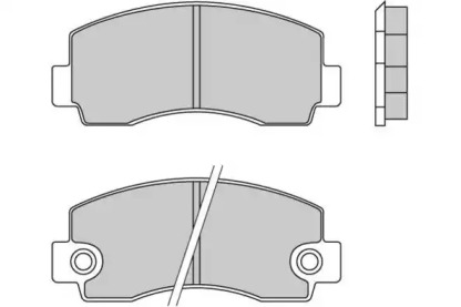 Комплект тормозных колодок (E.T.F.: 12-0215)
