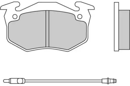 Комплект тормозных колодок (E.T.F.: 12-0229)