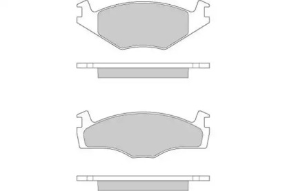 Комплект тормозных колодок (E.T.F.: 12-0260)