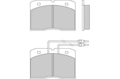 Комплект тормозных колодок (E.T.F.: 12-0275)