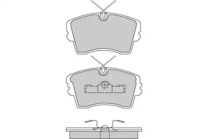 Комплект тормозных колодок (E.T.F.: 12-0283)
