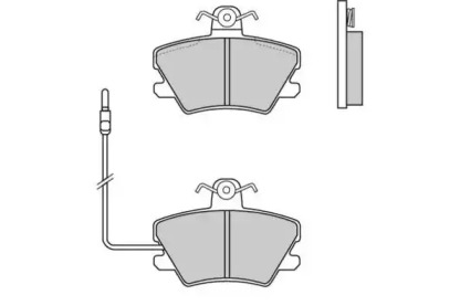 Комплект тормозных колодок (E.T.F.: 12-0310)