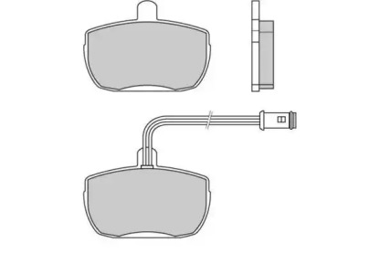 Комплект тормозных колодок (E.T.F.: 12-0315-1)