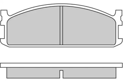 Комплект тормозных колодок (E.T.F.: 12-0321)