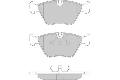 Комплект тормозных колодок (E.T.F.: 12-0381)
