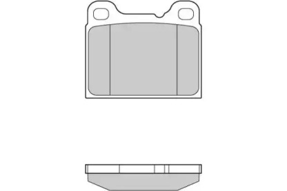 Комплект тормозных колодок (E.T.F.: 12-0383)