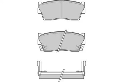 Комплект тормозных колодок (E.T.F.: 12-0419)