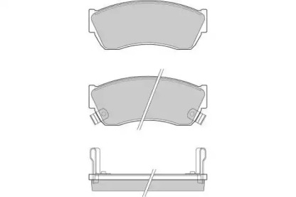 Комплект тормозных колодок (E.T.F.: 12-0420)