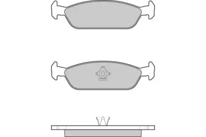 Комплект тормозных колодок (E.T.F.: 12-0444)