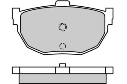 Комплект тормозных колодок (E.T.F.: 12-0447)