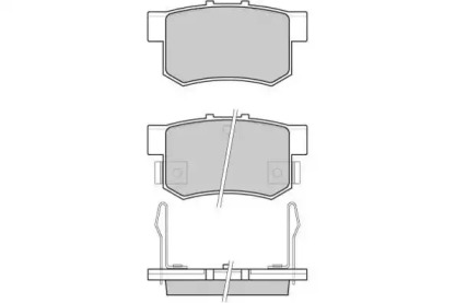 Комплект тормозных колодок (E.T.F.: 12-0483)