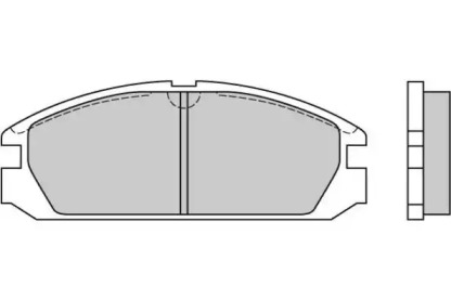 Комплект тормозных колодок (E.T.F.: 12-0503)