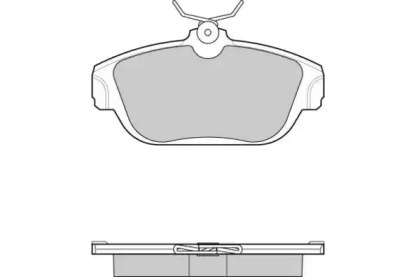 Комплект тормозных колодок (E.T.F.: 12-0505)