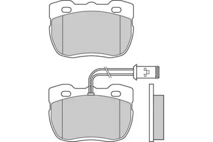 Комплект тормозных колодок (E.T.F.: 12-0518)