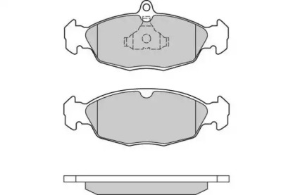 Комплект тормозных колодок (E.T.F.: 12-0520)