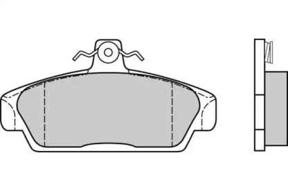 Комплект тормозных колодок (E.T.F.: 12-0529)