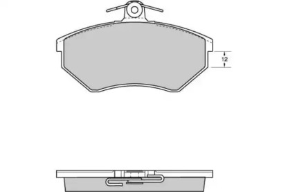 Комплект тормозных колодок (E.T.F.: 12-0531)