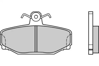 Комплект тормозных колодок (E.T.F.: 12-0542)