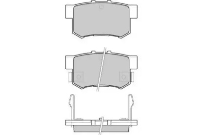 Комплект тормозных колодок (E.T.F.: 12-0544)