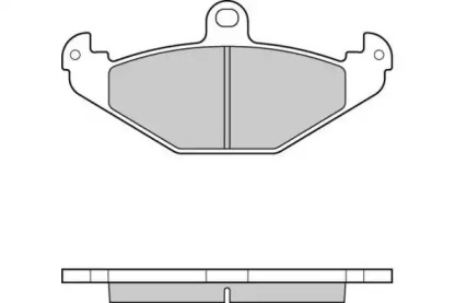 Комплект тормозных колодок (E.T.F.: 12-0553)