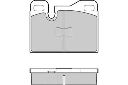 Комплект тормозных колодок (E.T.F.: 12-0555)