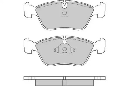 Комплект тормозных колодок (E.T.F.: 12-0559)