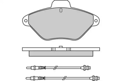 Комплект тормозных колодок (E.T.F.: 12-0565)