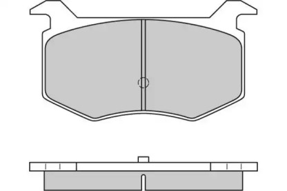Комплект тормозных колодок (E.T.F.: 12-0576)