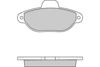 Комплект тормозных колодок (E.T.F.: 12-0600)