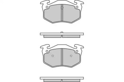 Комплект тормозных колодок (E.T.F.: 12-0613)