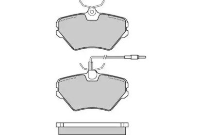 Комплект тормозных колодок (E.T.F.: 12-0628)