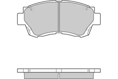 Комплект тормозных колодок (E.T.F.: 12-0635)