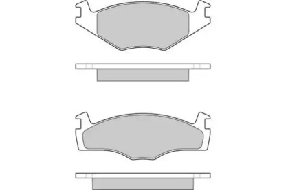 Комплект тормозных колодок (E.T.F.: 12-0645)
