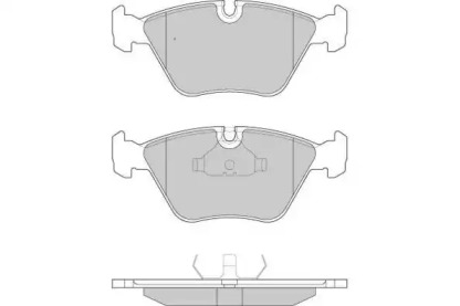 Комплект тормозных колодок (E.T.F.: 12-0665)