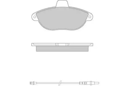 Комплект тормозных колодок (E.T.F.: 12-0678)