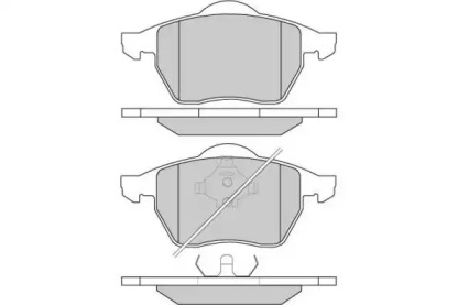 Комплект тормозных колодок (E.T.F.: 12-0679)