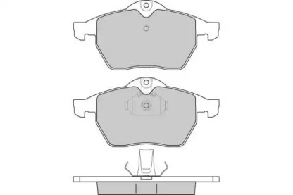 Комплект тормозных колодок (E.T.F.: 12-0692)