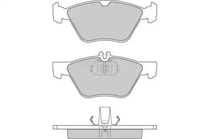 Комплект тормозных колодок (E.T.F.: 12-0695)