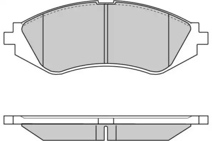 Комплект тормозных колодок (E.T.F.: 12-0718)