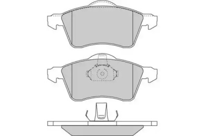 Комплект тормозных колодок (E.T.F.: 12-0723)