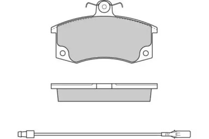 Комплект тормозных колодок (E.T.F.: 12-0735)