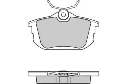 Комплект тормозных колодок (E.T.F.: 12-0742)