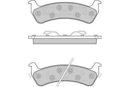 Комплект тормозных колодок (E.T.F.: 12-0747)