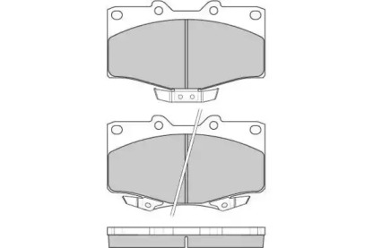 Комплект тормозных колодок (E.T.F.: 12-0748)