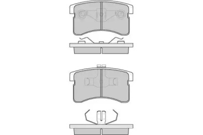 Комплект тормозных колодок (E.T.F.: 12-0751)