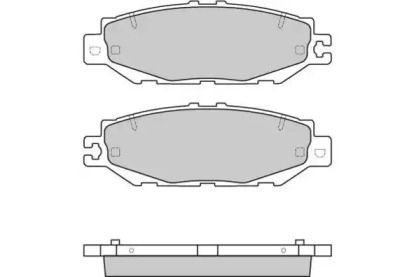 Комплект тормозных колодок (E.T.F.: 12-0753)