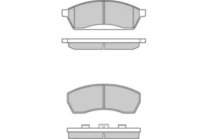 Комплект тормозных колодок (E.T.F.: 12-0764)