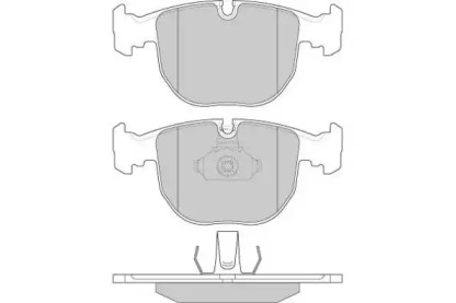 Комплект тормозных колодок (E.T.F.: 12-0774)